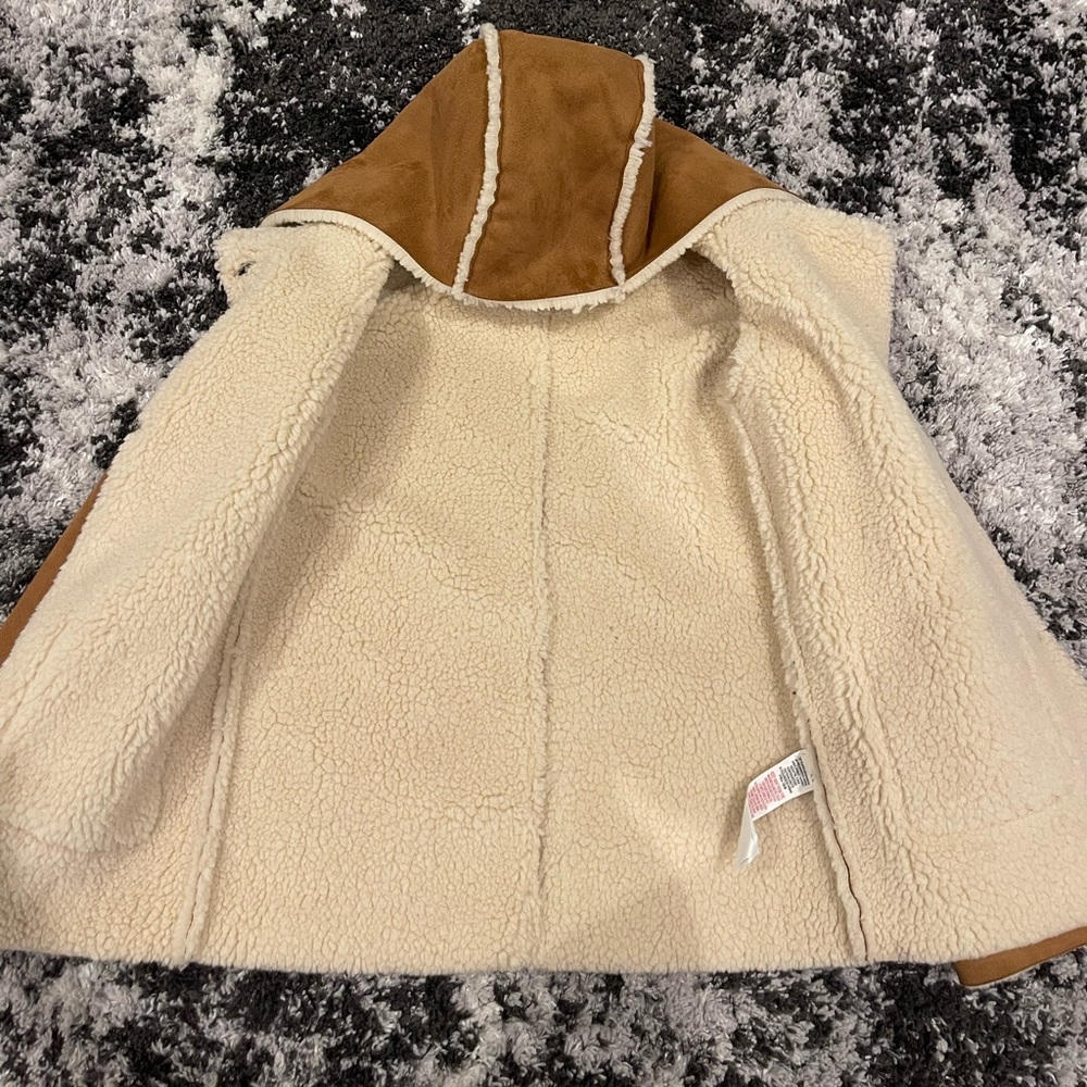 Kids Sherpa Coat Size 7-8